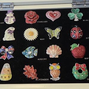 Silver and Green Butterfly Ring